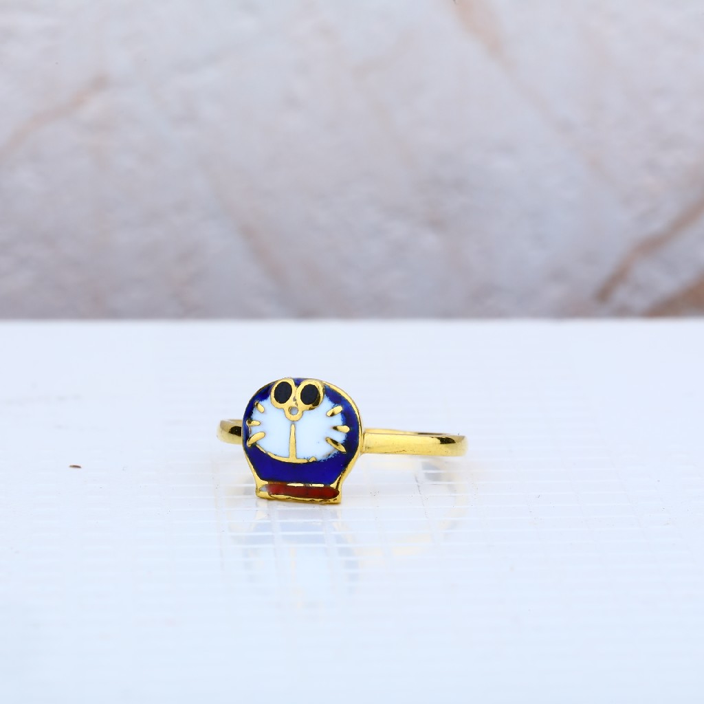 Cartoon Kids Gold Ring-KR06