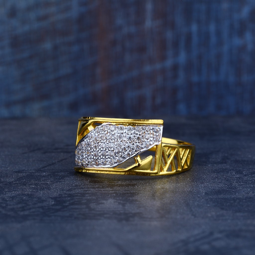 Mens 916 Gold Ring-MR121