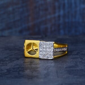 Mens 916 Gold Ring-MR107