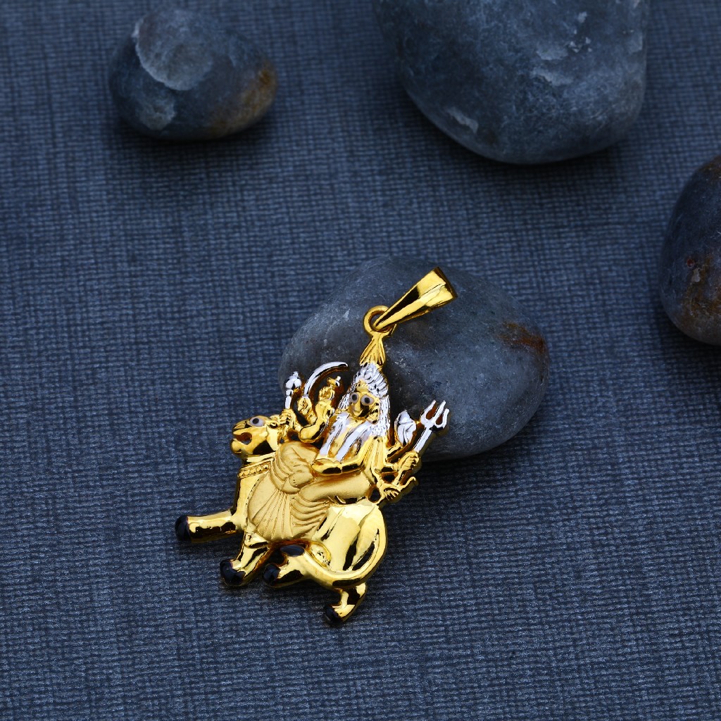 Gold 22K Ambe Maa Pendant-GP67