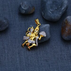 Hanuman ji God 22K Gold Pendant-GP55