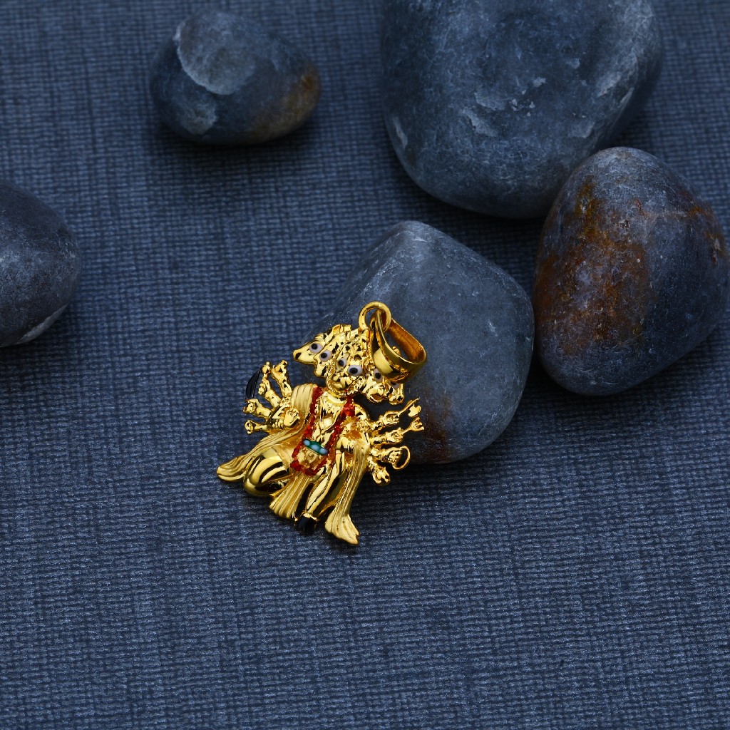Panch Mukhi Hanuman Gold 916 Pendant-GP52