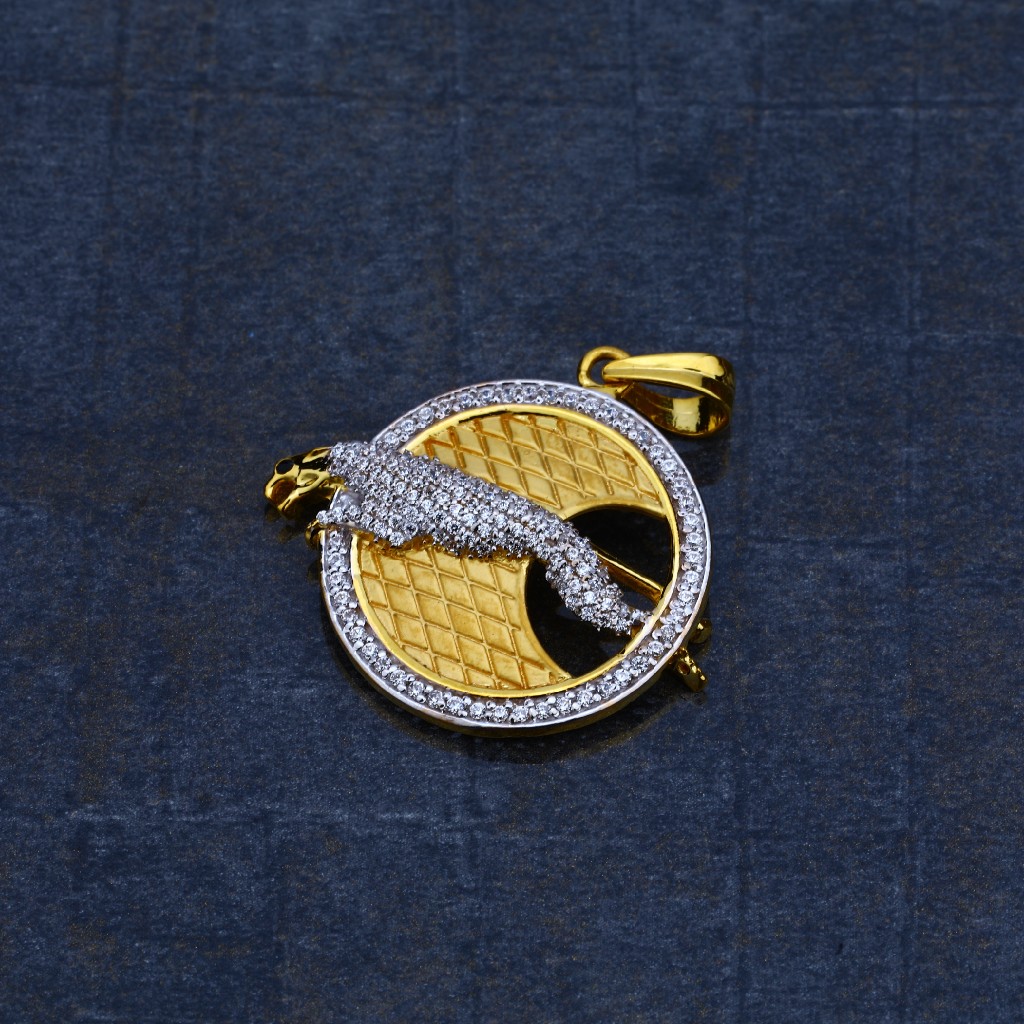 Exclusive 916 Jaguar Gold Pendant-MHP13