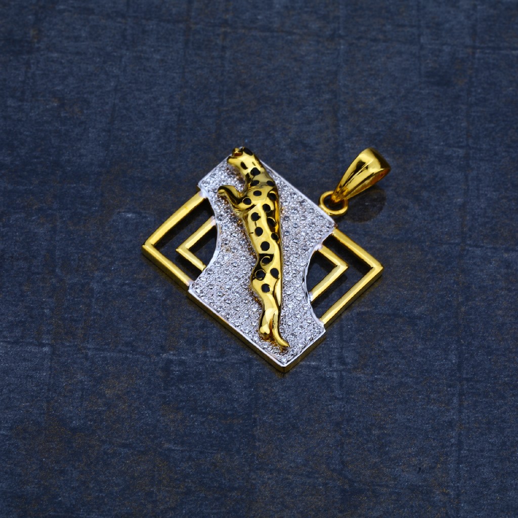 Mens Jaguar 916 Gold Pendant-MHP11