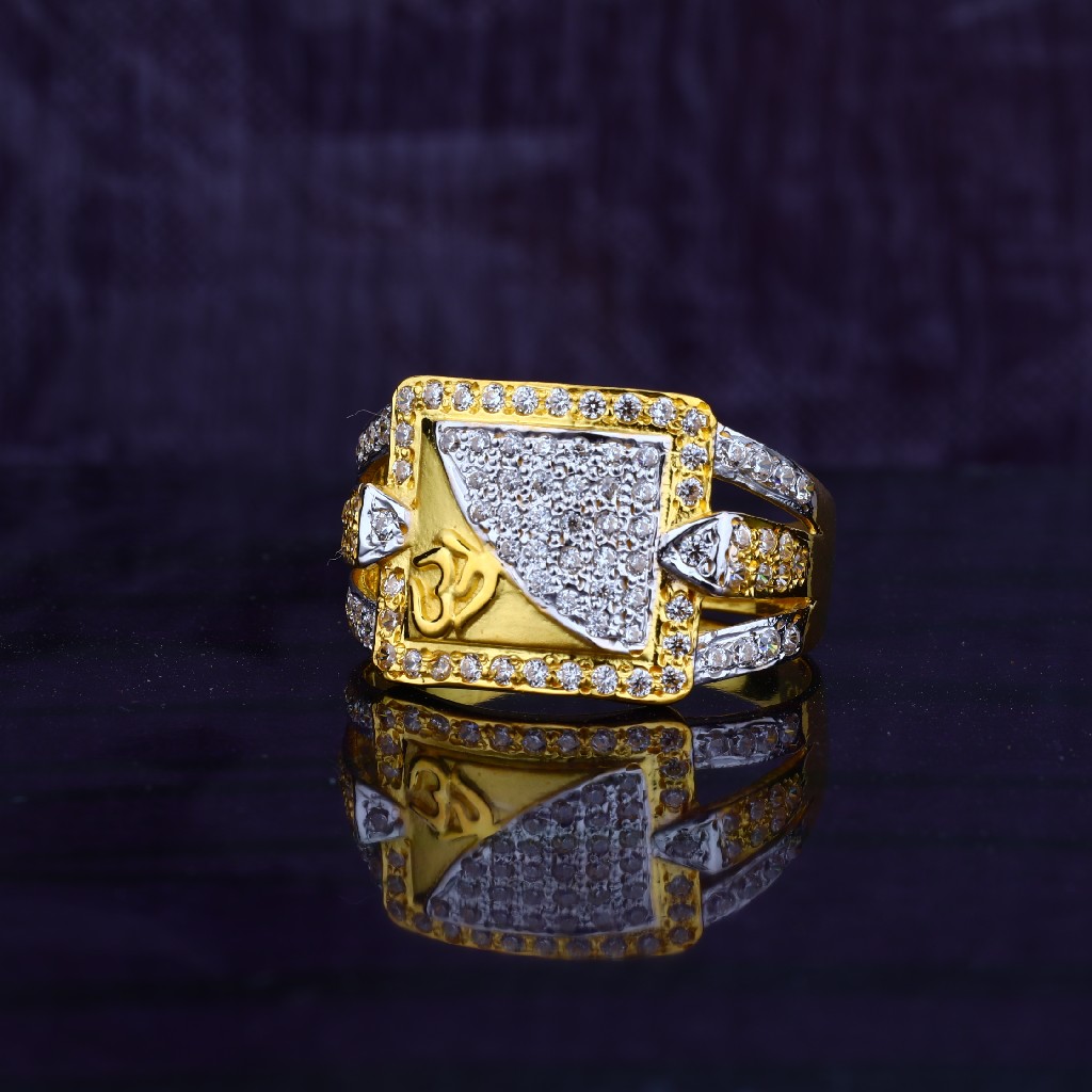 Om God 22K Gold Mens Rinf-MGR60