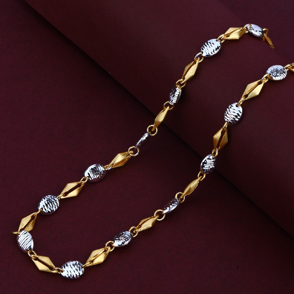 Mens Gold 916 Turkey Fancy Chain-MTC115