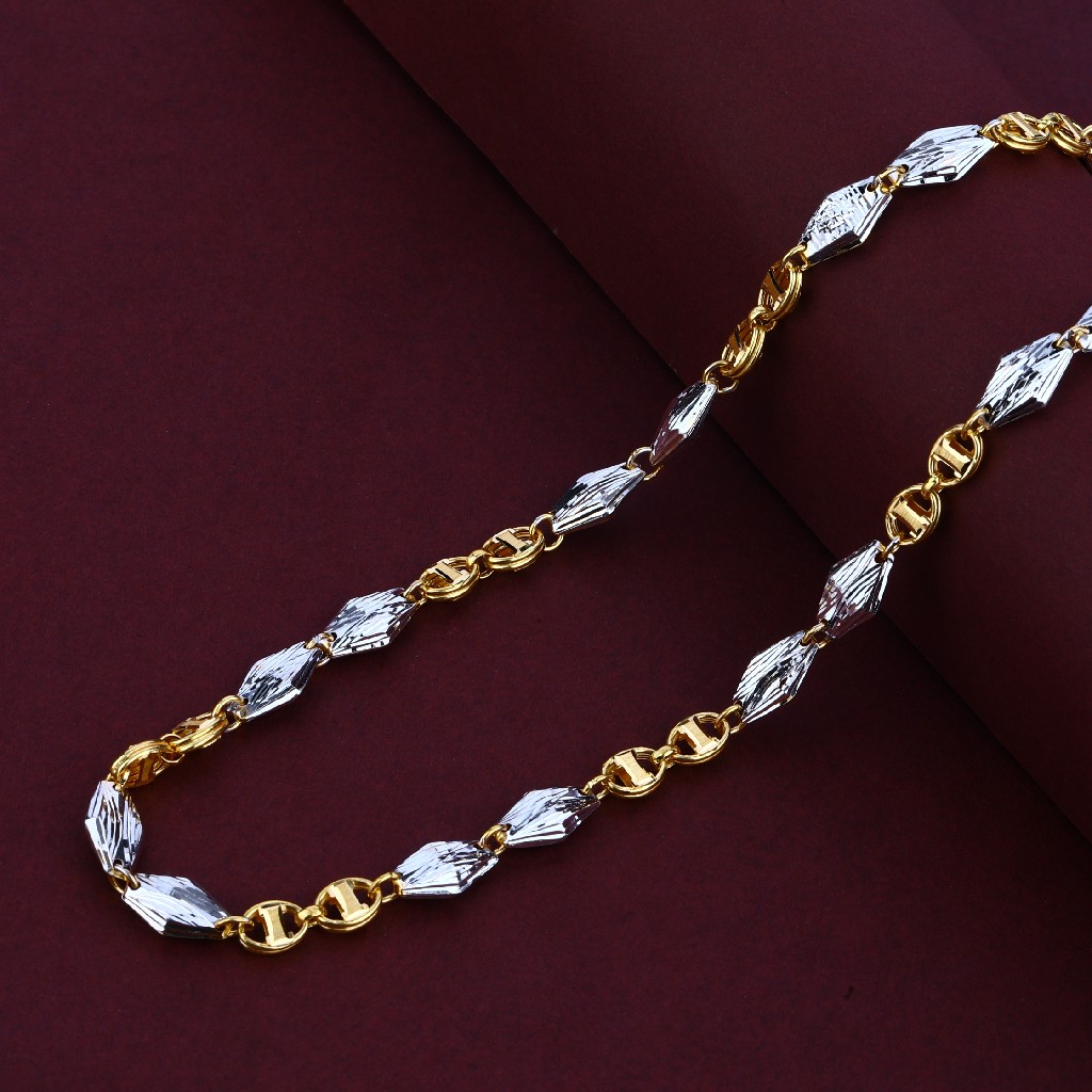 Mens Plain Gold 916 Chain-MTC112