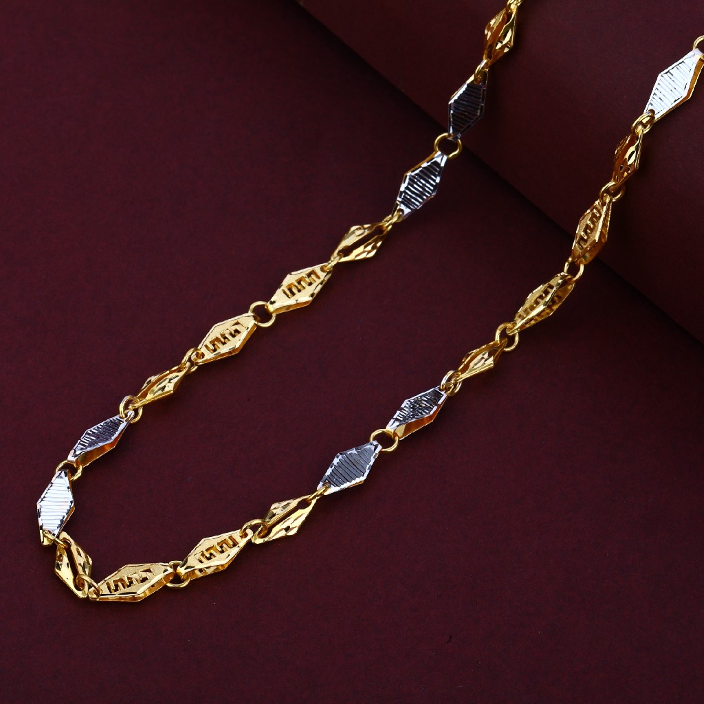 Turkey Mens Gold 916 Chain-MTC103