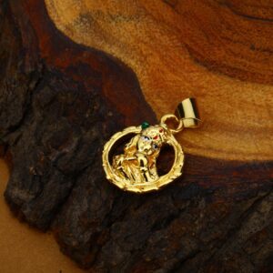 Gold Krishna Pendant-HLP71