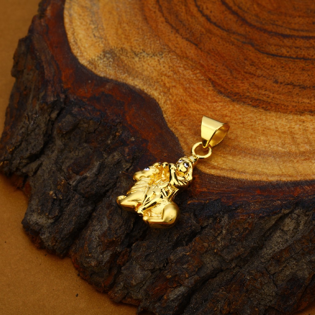 Krishna God 18K Hollow Pendant-HLP70