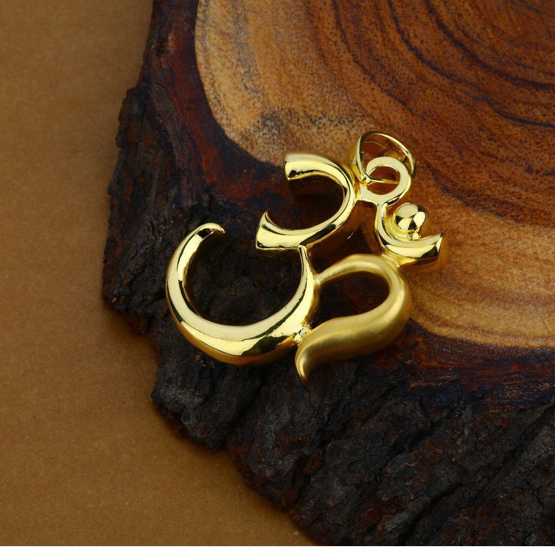 Om God Gold Pendant-HLP42