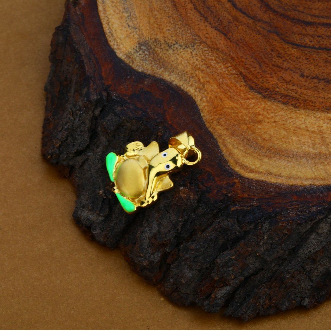 Ganpati Gold Pendant-HLP41