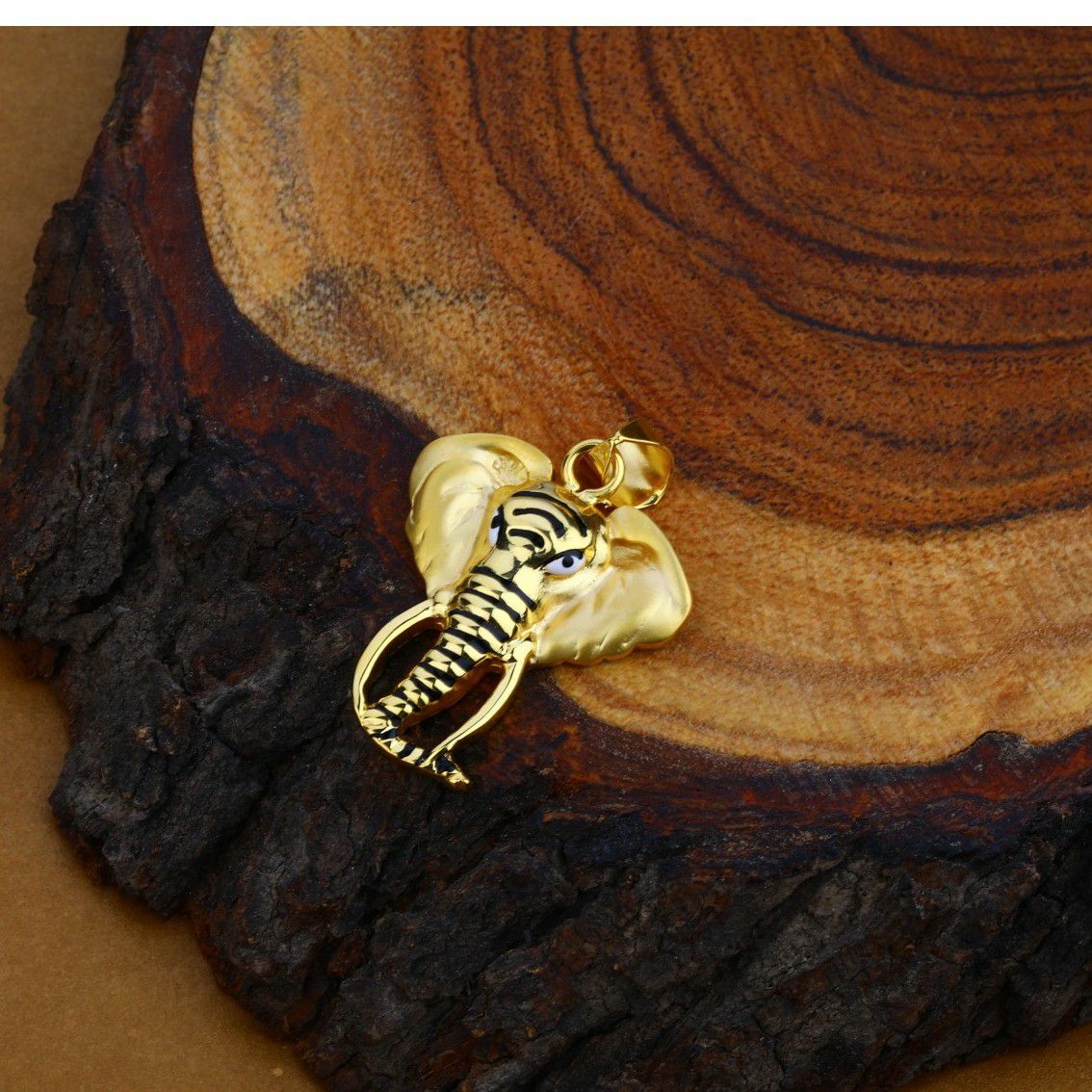 Exclusive 18K Gold Hollow Pendant-HLP37