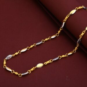 Mens Daily Wear Gold Italian Turkey 22K Chain-MTC90