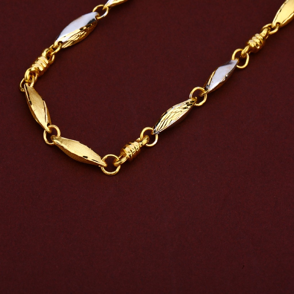 Mens 22K Gold Italian Turkey Chain-MTC87 - Image 3