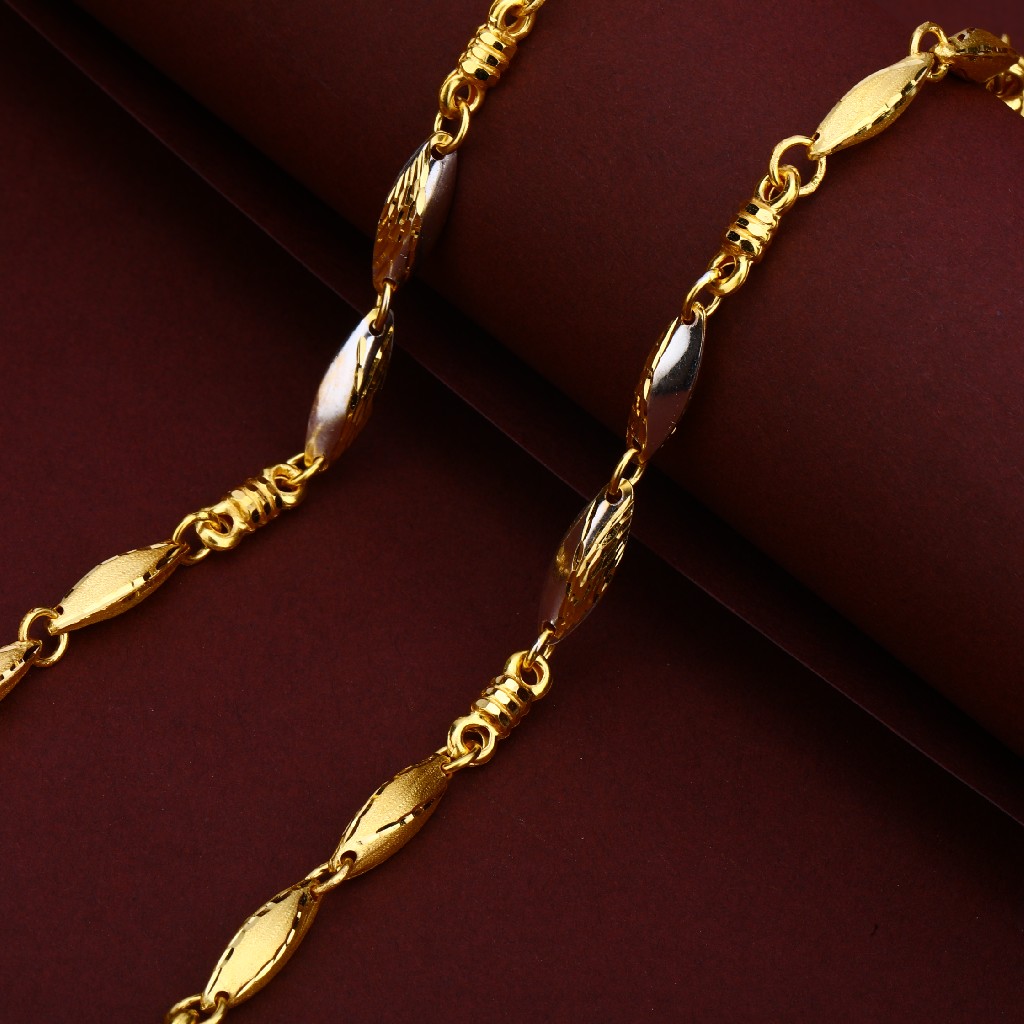 Mens 22K Gold Italian Turkey Chain-MTC87 - Image 2