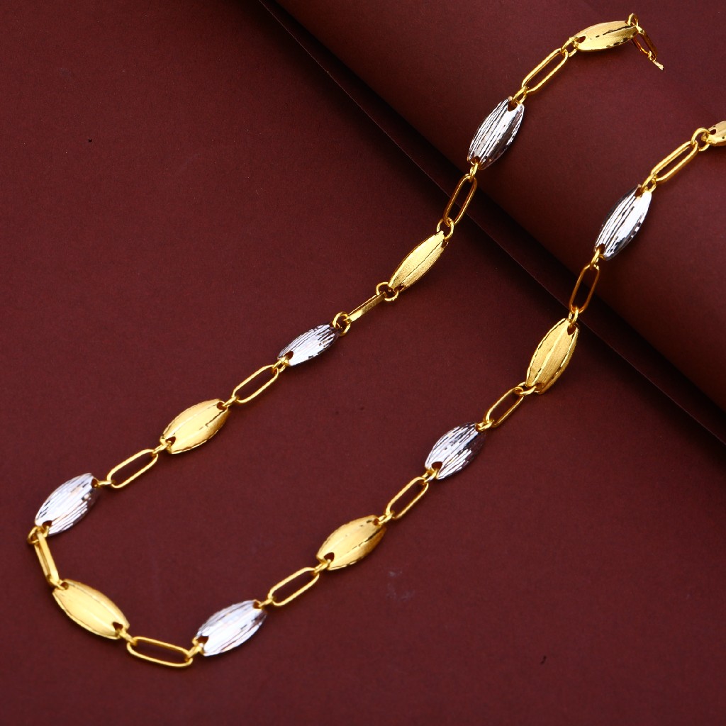 Mens Turkey Fancy 916 Gold Chain-MTC78