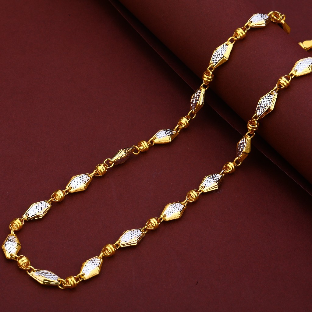 Mens 916 Italian Turkey Gold Chain-MTC74