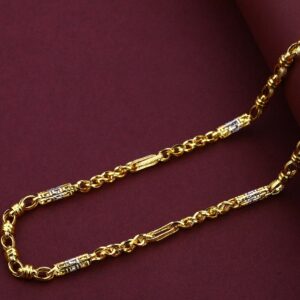 Mens 22K Fancy Turkey Gold Chain-MTC67