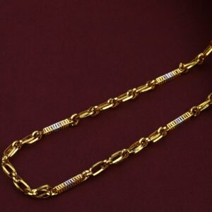 Italian Gold Fancy 22k Turkey Mens Chain-MTC61