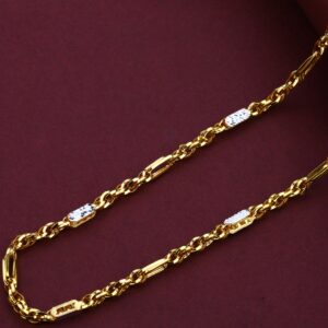 Mens Italian Turkey 916 Gold Chain-MTC60
