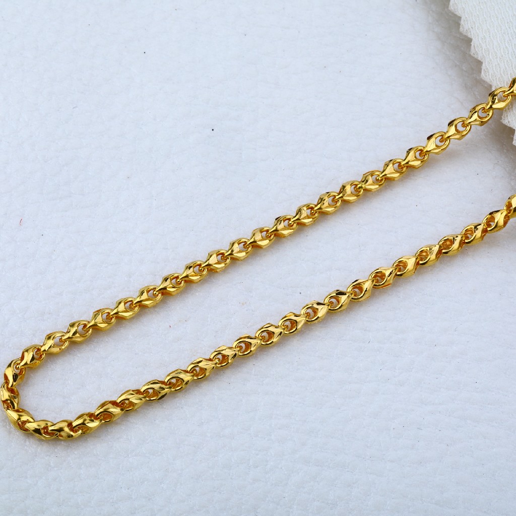916 gold men's gorgeous hallmark choco chain mch12