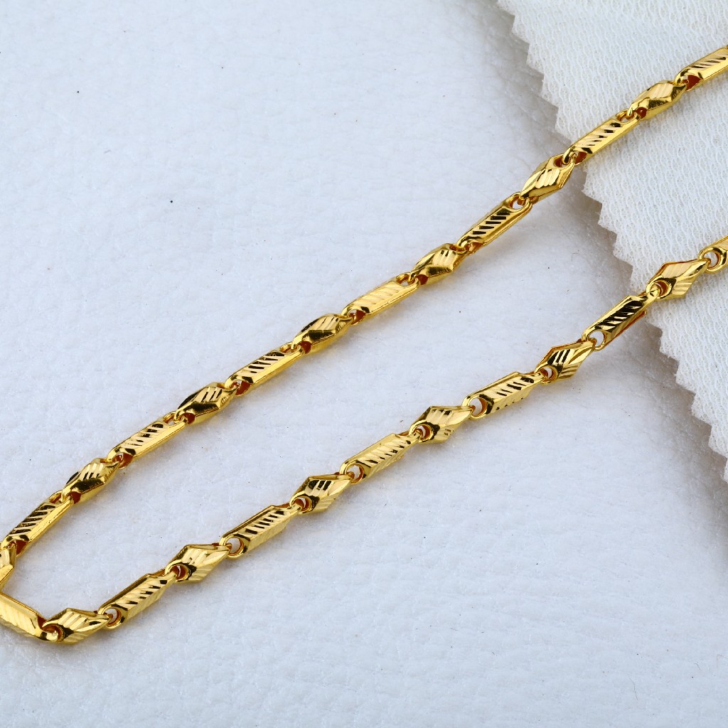 22KT  Gold Gentlmen's Classic choco Chain MCH09