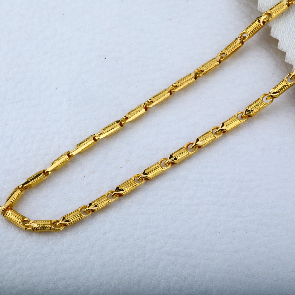 22KT Gold Hallmark Delicate Mens Chock Chain MCH06