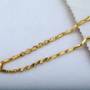 22KT Gold Gentlemen's Stylish  Choco Chain MCH01