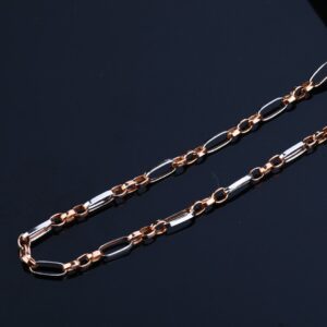 Mens 18k Rose Gold Daily Wear Fancy Chain-RMC32
