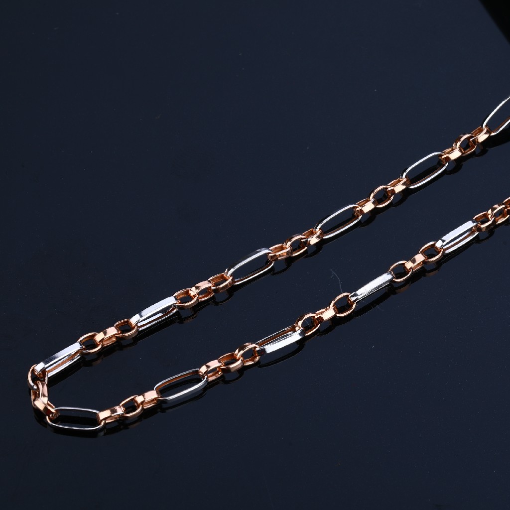 Mens 18k Rose Gold Daily Wear Fancy Chain-RMC32