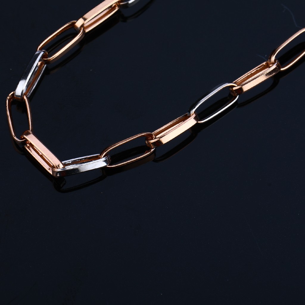 Mens 18K Rose Gold Chain-RMC27 - Image 3