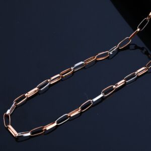 Mens 18K Rose Gold Chain-RMC27