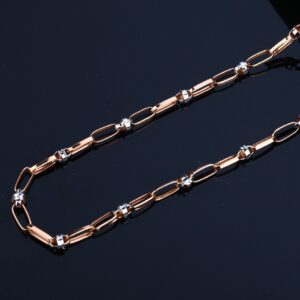 Rose Gold Daily Wear 18K Mens Chain-RMC20