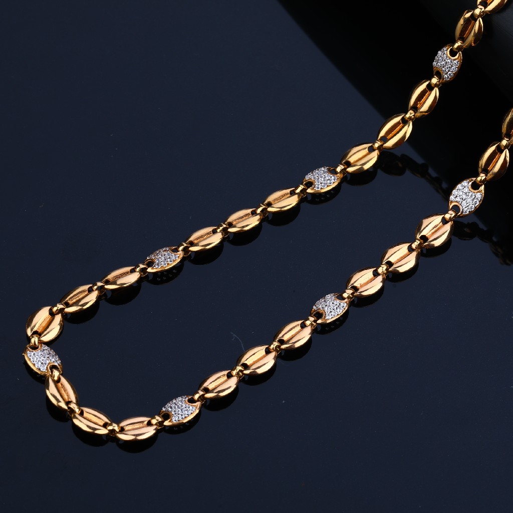 Pure Rose Gold 18K Mens Chain-RMC19