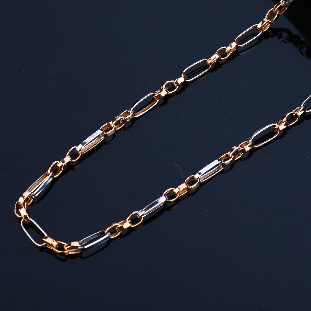 Mens 18K Rose Gold Chain-RMC16