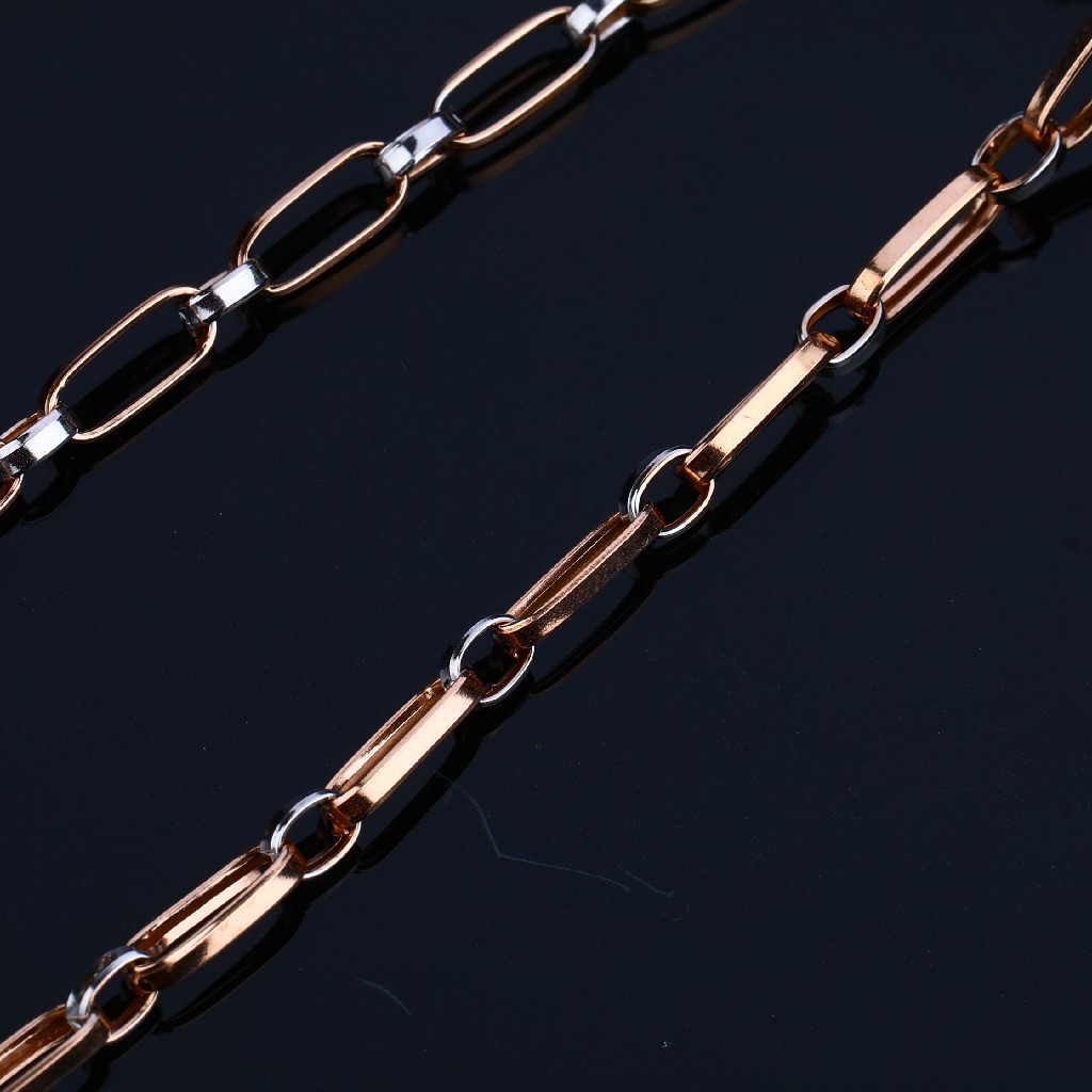 Mens Rose Gold 18K Chain-RMC07 - Image 5