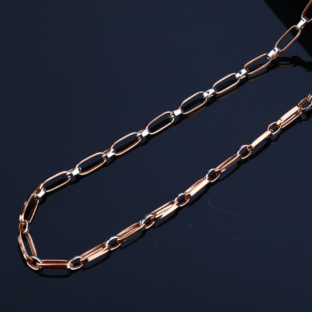 Mens Rose Gold 18K Chain-RMC07 - Image 2