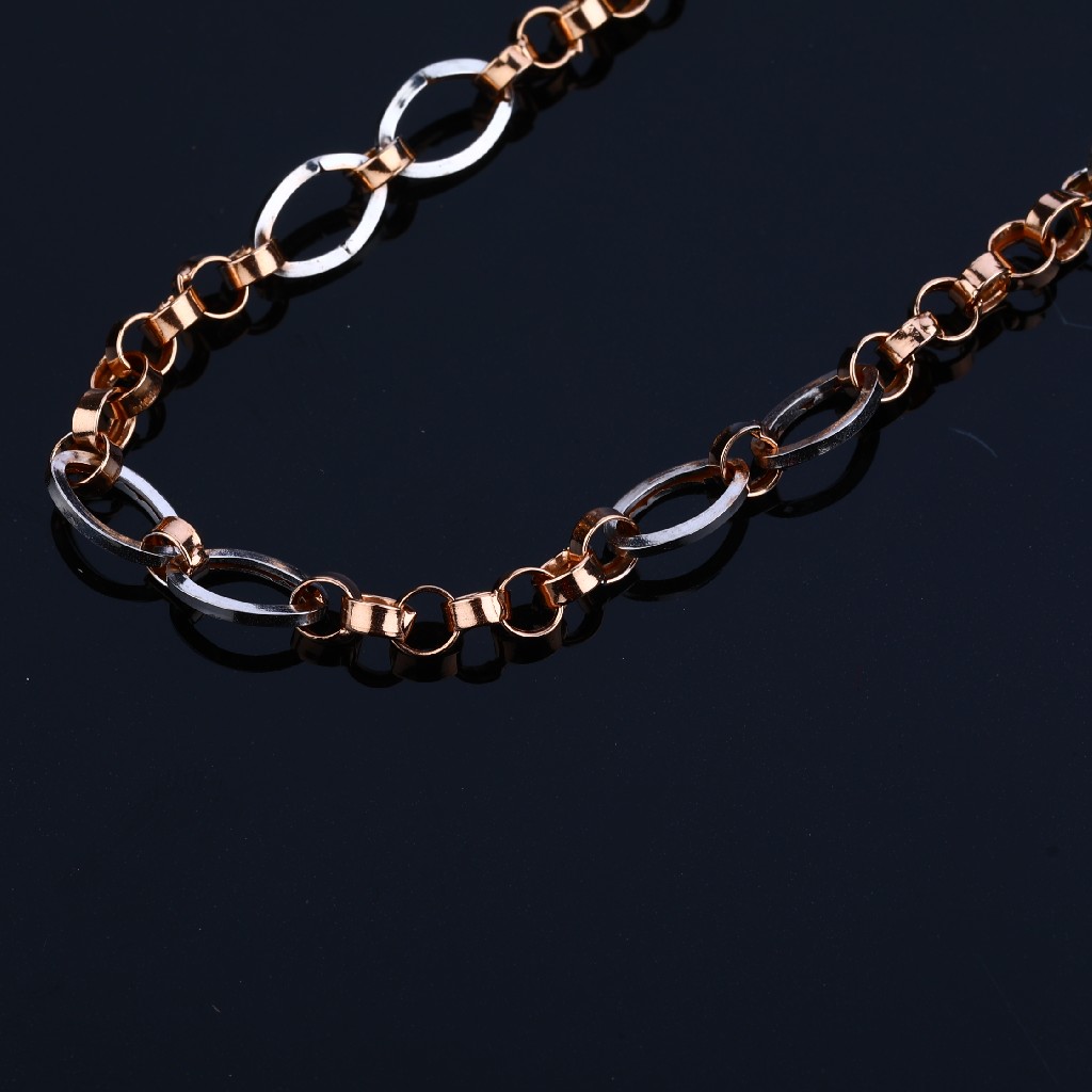 Mens 18K Rose Gold Chain-RMC05 - Image 3
