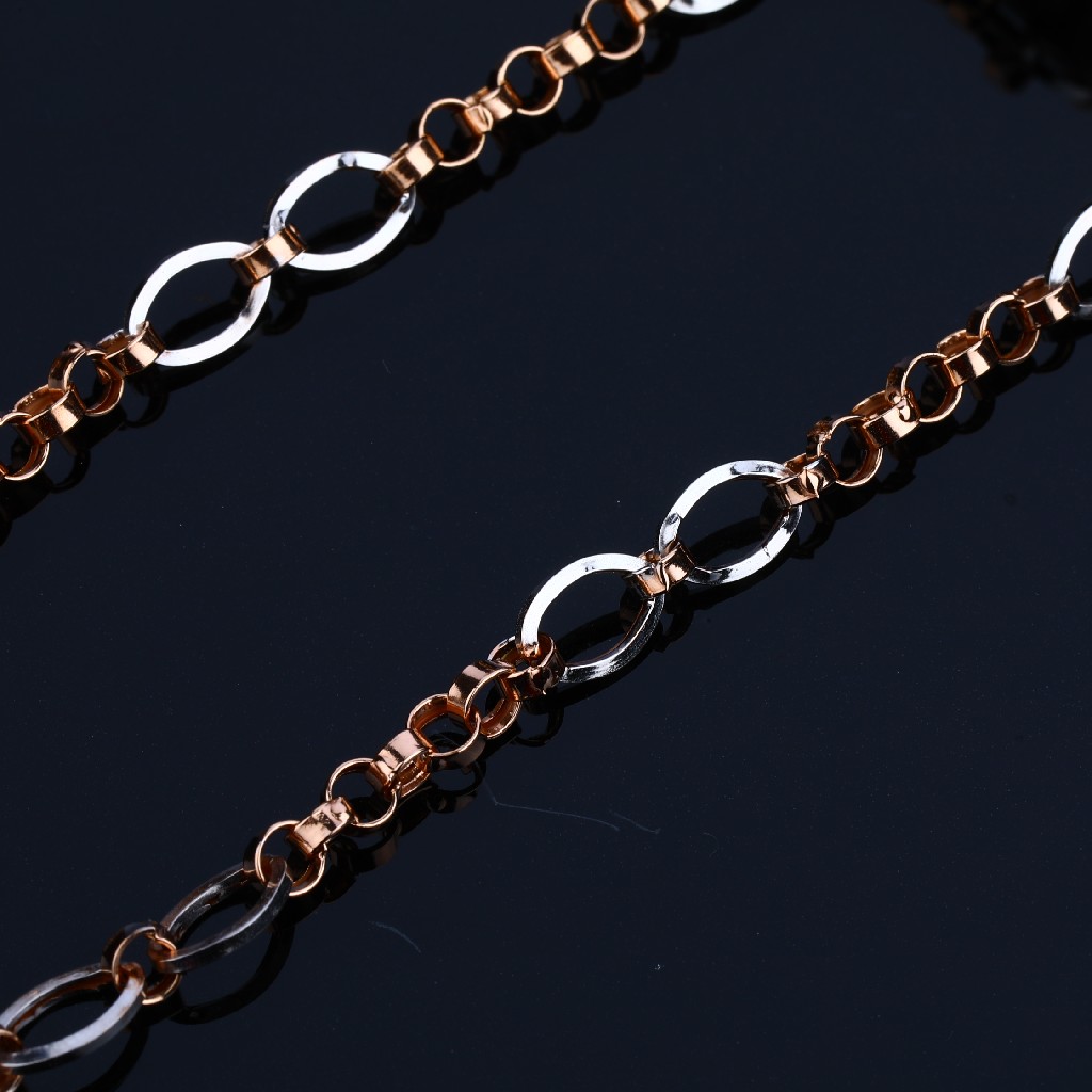 Mens 18K Rose Gold Chain-RMC05 - Image 2