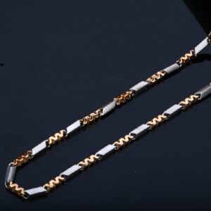 18K Rose Gold Mens Chain-RMC03