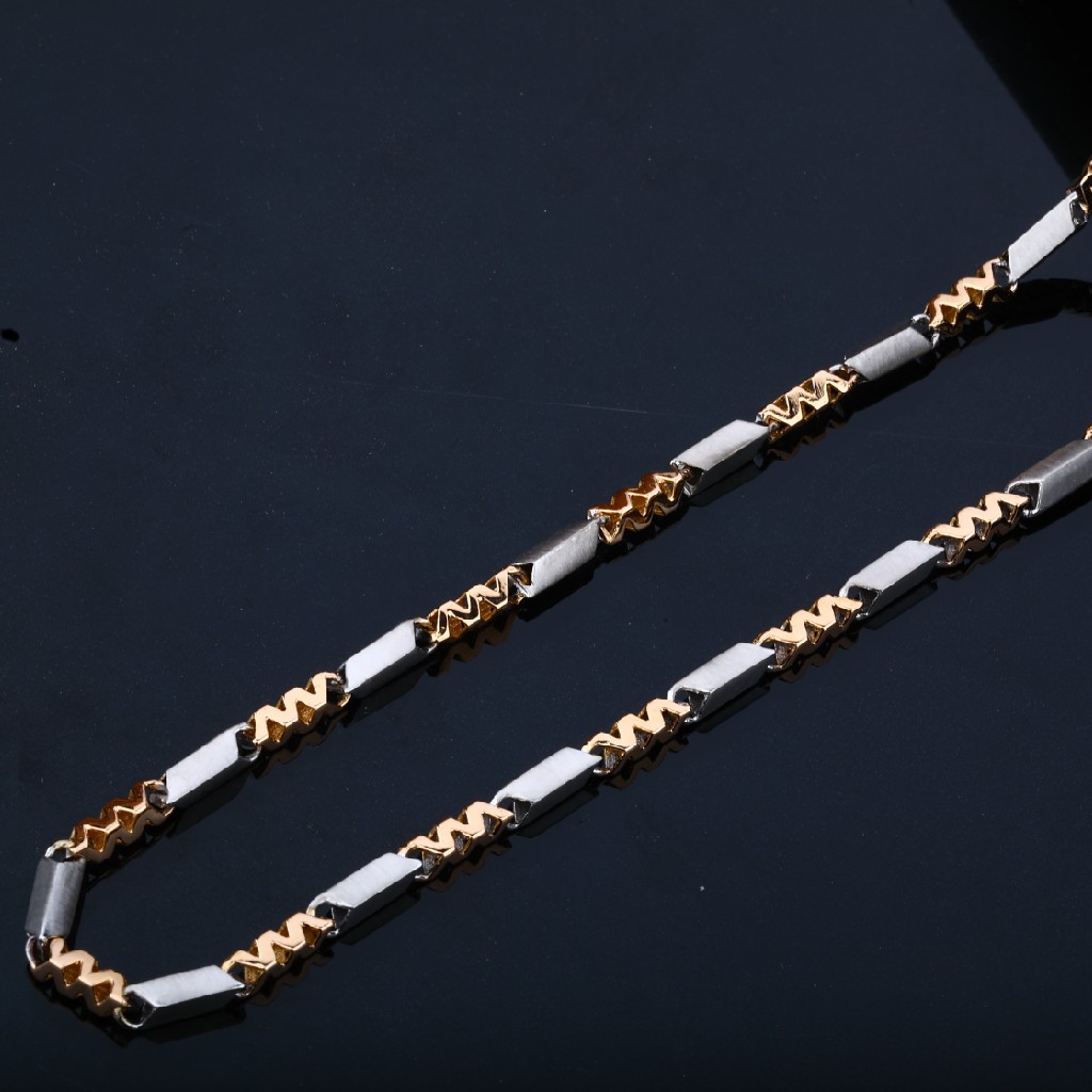 18K Rose Gold Mens Chain-RMC03