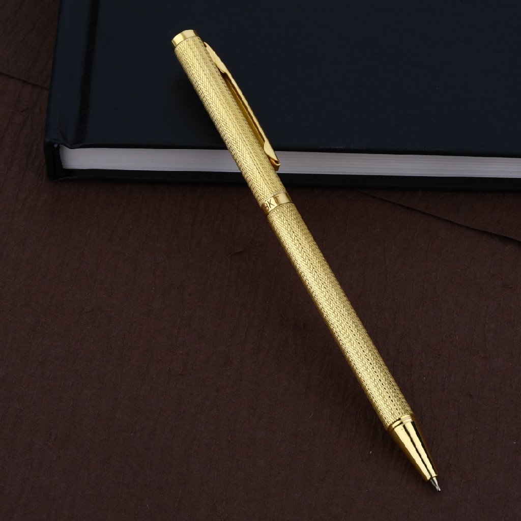 Mens 18K Plain Gold Ball Pen-BP02
