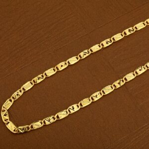 22kt  Gold Hallmark  Designer  Men's  Nawabi Chain  MNC14