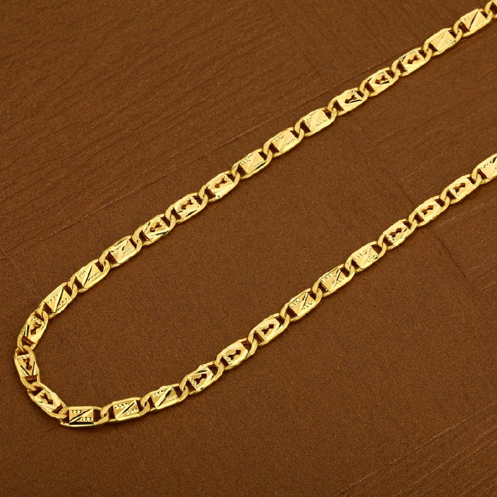 916 Gold Nawabi Mens Chain-MNC12