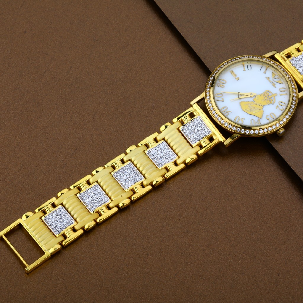 22K Designer Gold Mens Watch-MW05