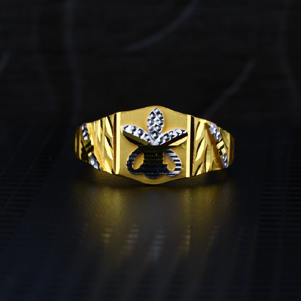 Men's Exclusive 22K Plain Casting Gold Ring- MPR60