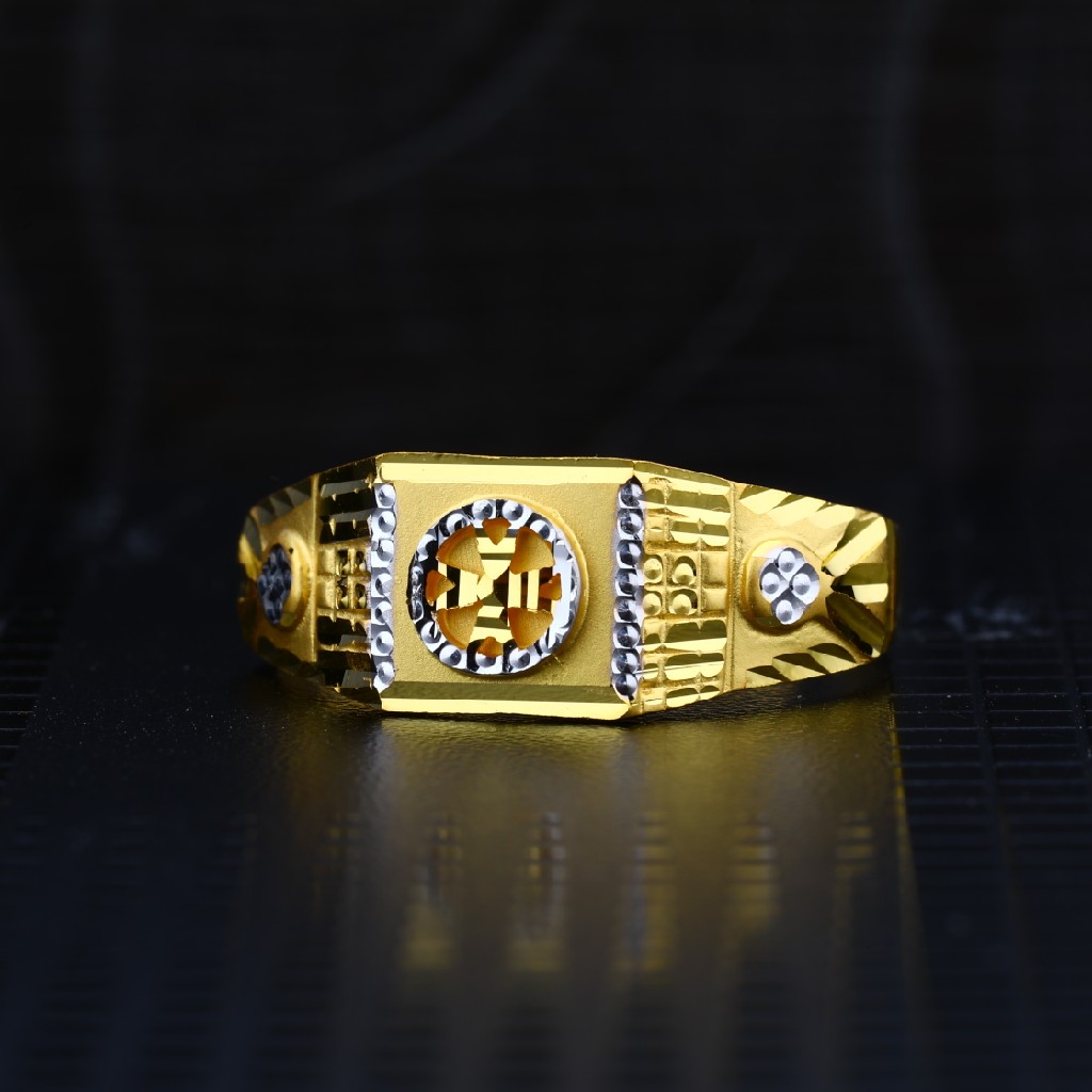 Men's Exclusive 22K Plain Casting Gold Ring- MPR30