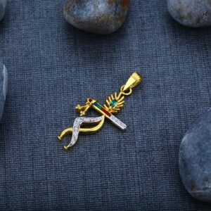 Mens 916 Shree Krishna God Gold Fancy Pendant-GP01