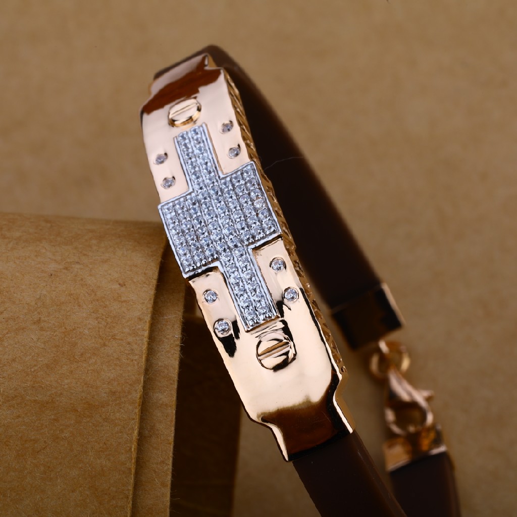Men's Exclusive 18K Leather Bracelet- MLB31